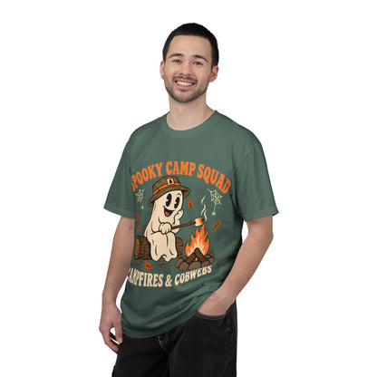 Spooky Camp Squad Campfires & Cobwebs Comfort Colors Tee