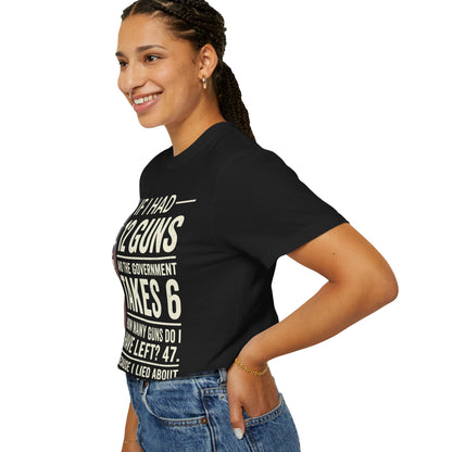 If I Had 12 Guns Funny Gun Math Comfort Colors T-Shirt