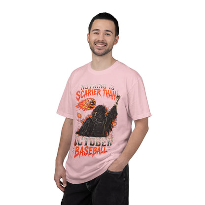 October Baseball Halloween Comfort Colors Graphic T-Shirt