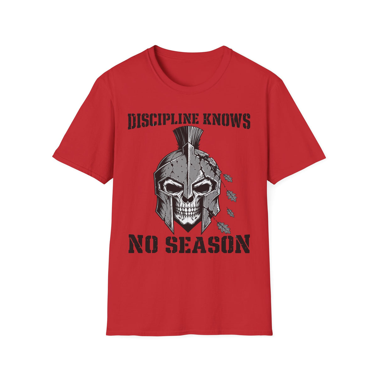 Discipline Knows No Season Shirt – Spartan Skull Stoic Warrior Tee