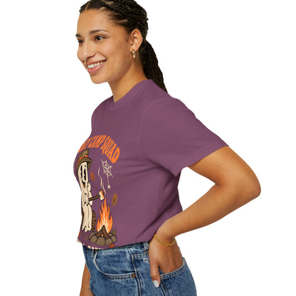 Spooky Camp Squad Campfires & Cobwebs Comfort Colors Tee