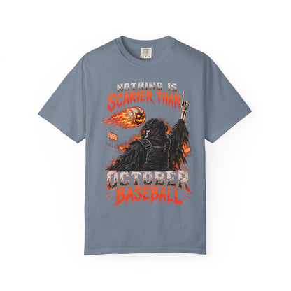 October Baseball Halloween Comfort Colors Graphic T-Shirt