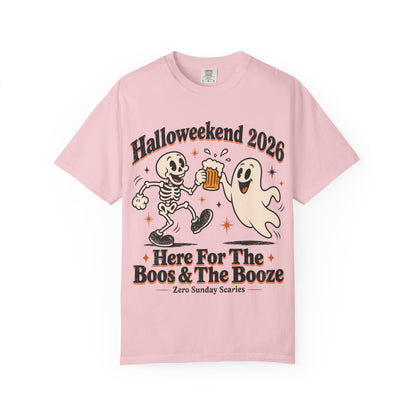 Halloweekend 2026 Boos & Booze Comfort Colors Tee