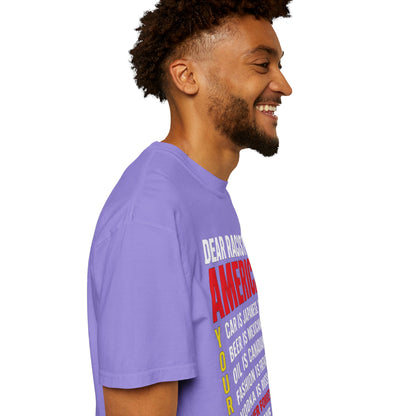 Dear Racists in America Anti-Racism Comfort Colors Tee