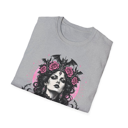 Pink Spooky Queen Pastel Gothic Glamour Witch T-Shirt