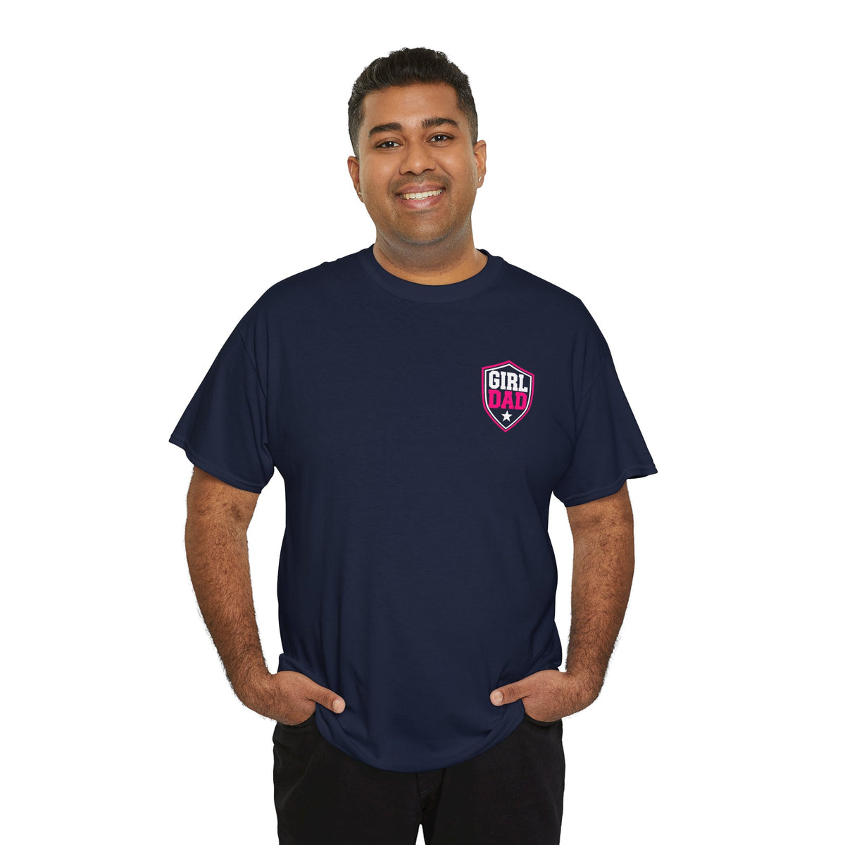 Girl Dad I Raise Strong Girls Graphic Tee