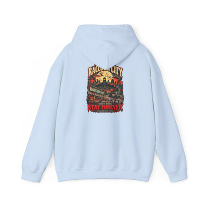 Welcome to Raccoon City Halloween 2026 Gildan 18500 Hoodie