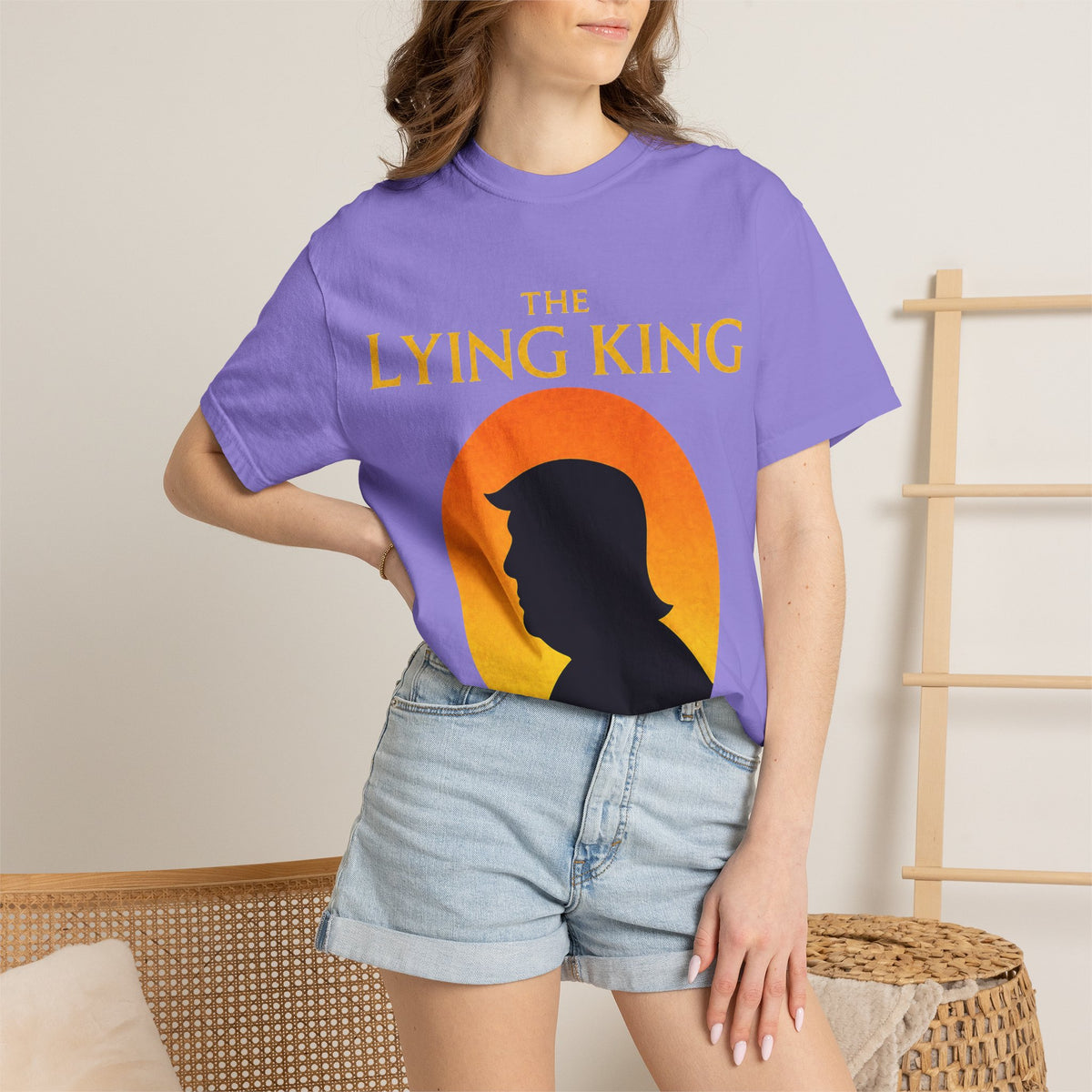 The Lying King Political Satire Comfort Colors T-Shirt