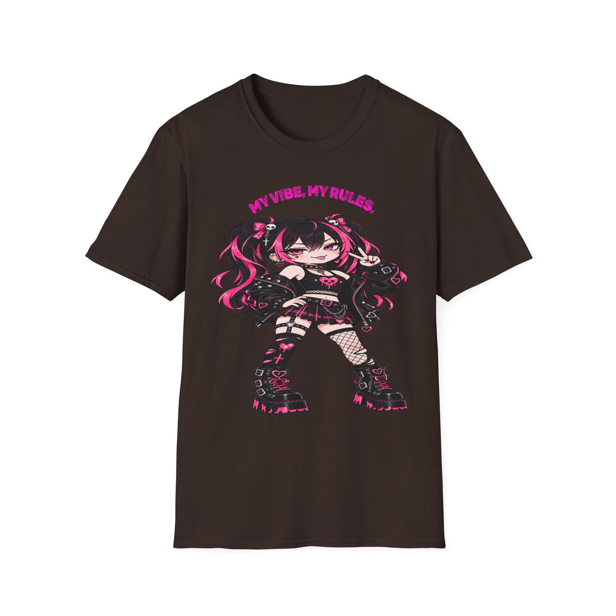 My Vibe, My Rules Anime Chibi Graphic Tee