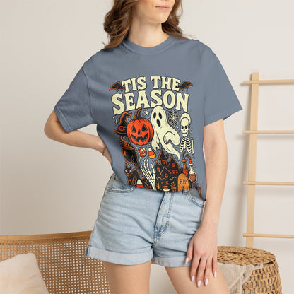 Tis the Season Spooky Halloween Comfort Colors Graphic Tee