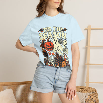 Tis the Season Spooky Halloween Comfort Colors Graphic Tee