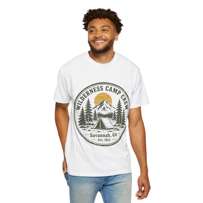 Wilderness Camp Crew Savannah GA Comfort Colors Tee