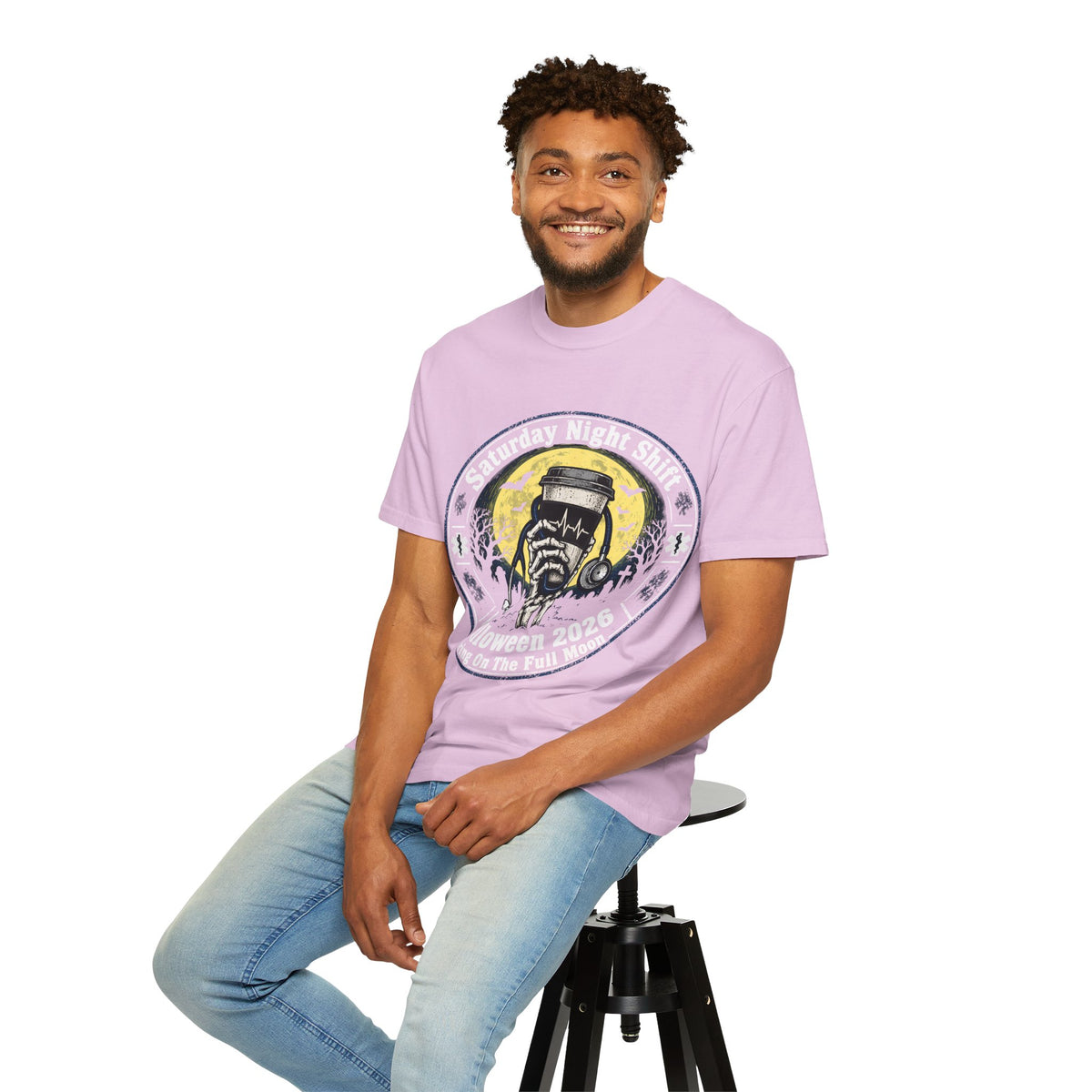 Saturday Night Shift Halloween 2026 Comfort Colors Tee