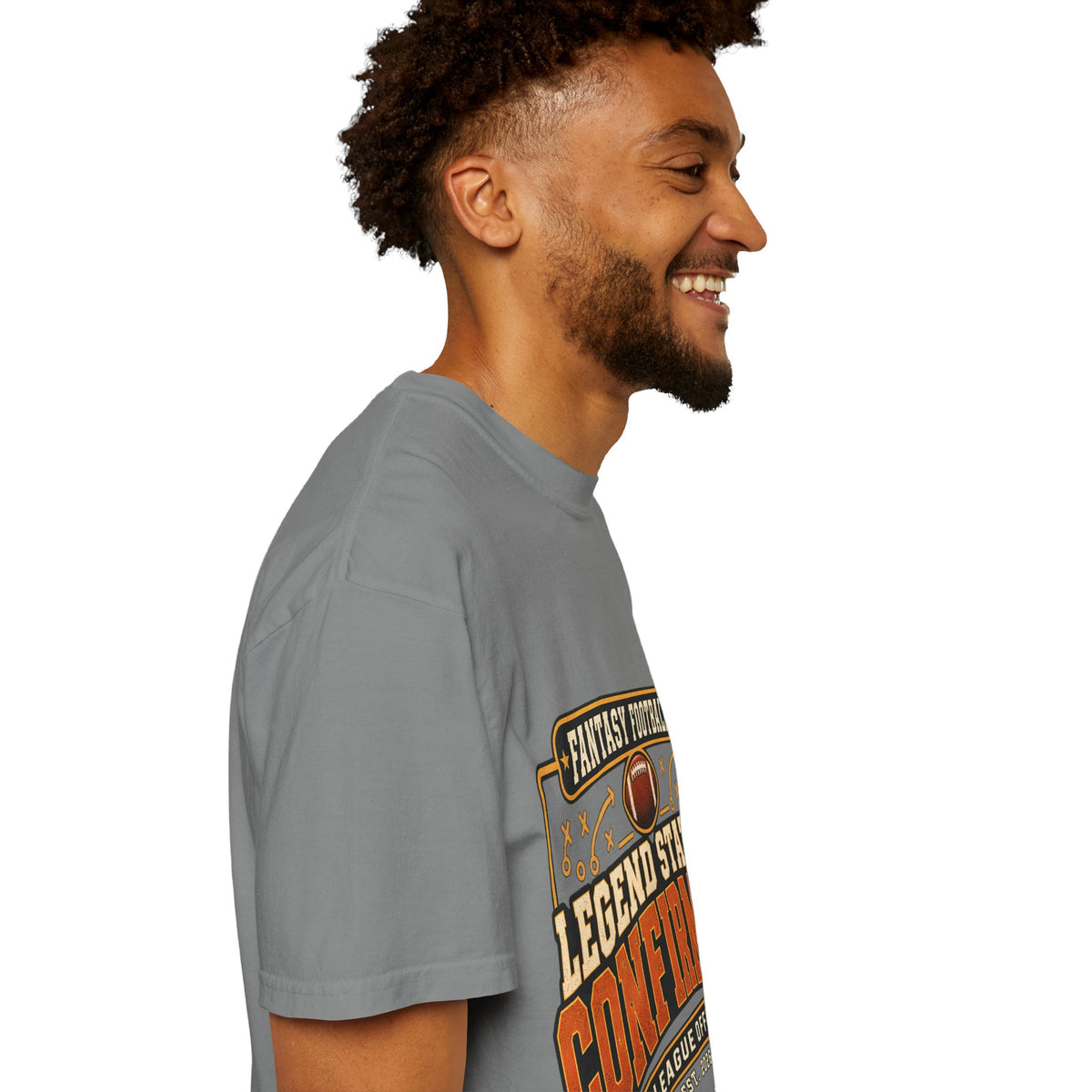 Fantasy Football Legend Status Confirmed Comfort Colors Tee