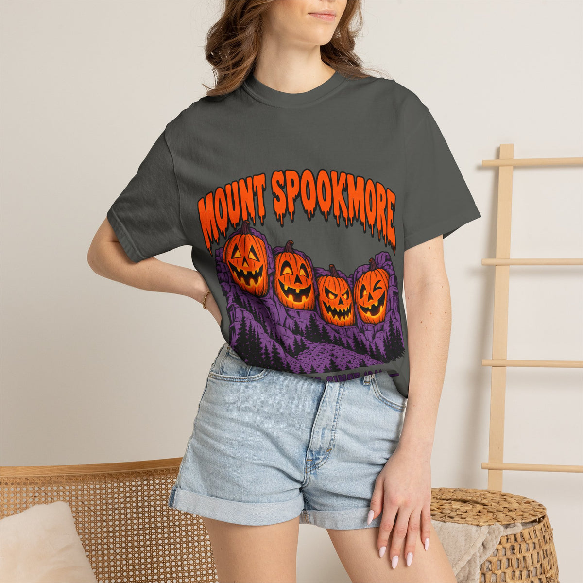 Mount Spookmore Halloween Comfort Colors T-Shirt
