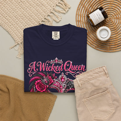 Personalized Wicked Queen October Birthday Comfort Colors Tee
