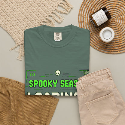 Spooky Season Loading Gamer Halloween Comfort Colors Tee