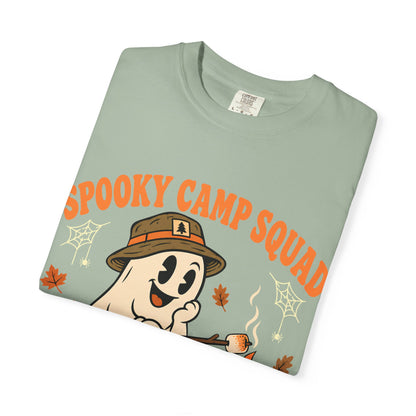 Spooky Camp Squad Campfires & Cobwebs Comfort Colors Tee