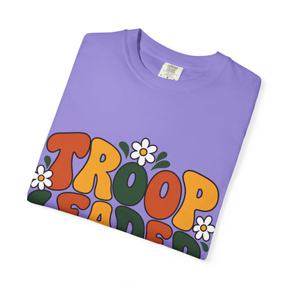 Troop Leader Coffee Campfires Chaos Comfort Colors Tee