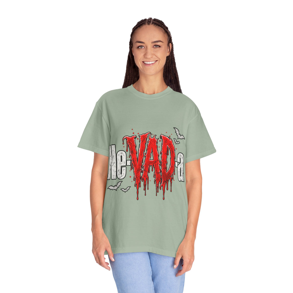 Nevada Horror Drip Halloween Comfort Colors T-Shirt