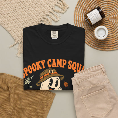Spooky Camp Squad Campfires & Cobwebs Comfort Colors Tee