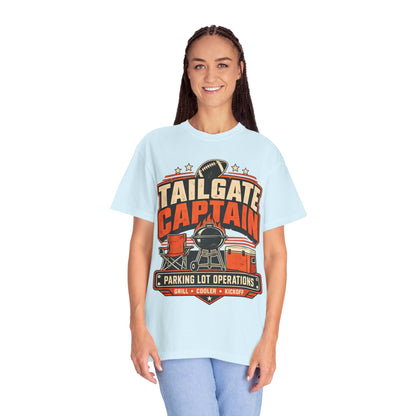 Tailgate Captain Football Game Day Comfort Colors T-Shirt