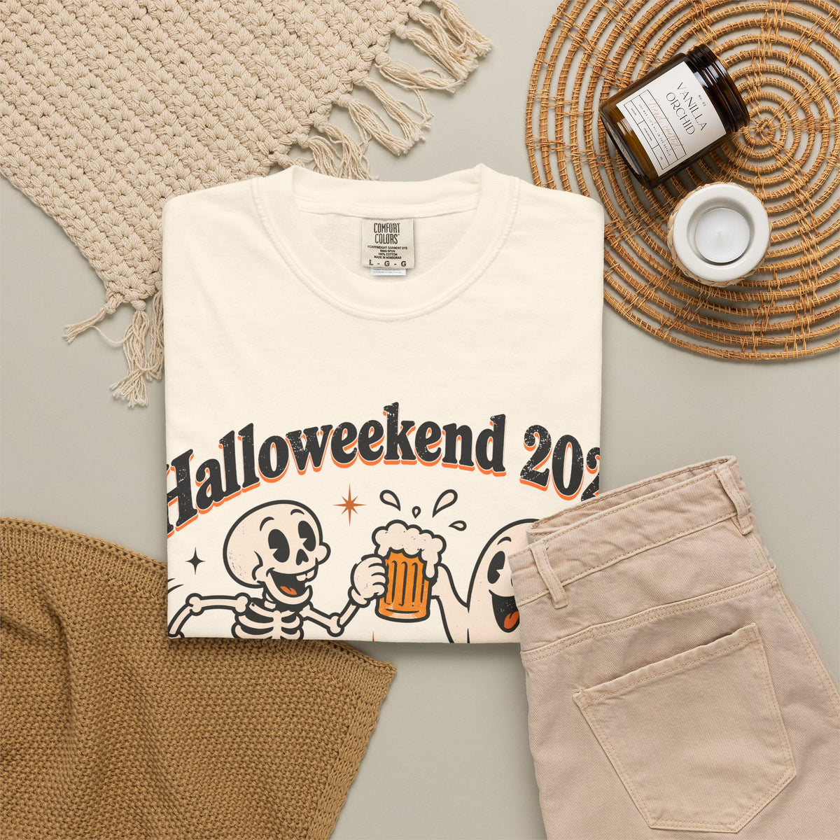 Halloweekend 2026 Boos & Booze Comfort Colors Tee