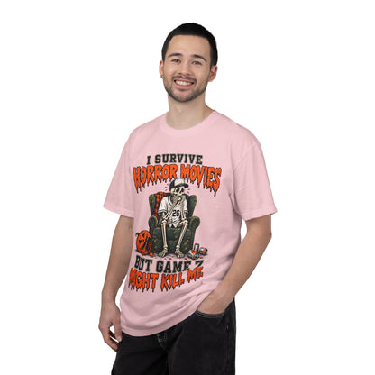 Horror Movies Game 7 Baseball Comfort Colors T-Shirt