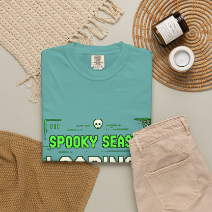 Spooky Season Loading Gamer Halloween Comfort Colors Tee