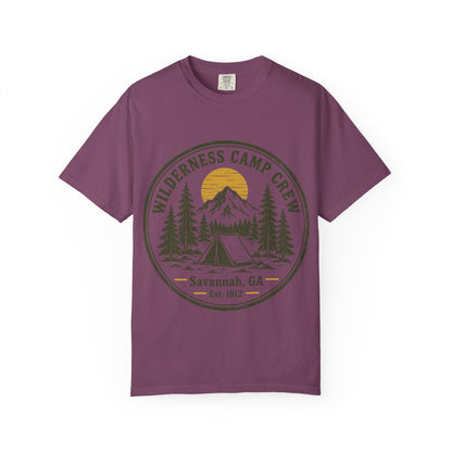 Wilderness Camp Crew Savannah GA Comfort Colors Tee