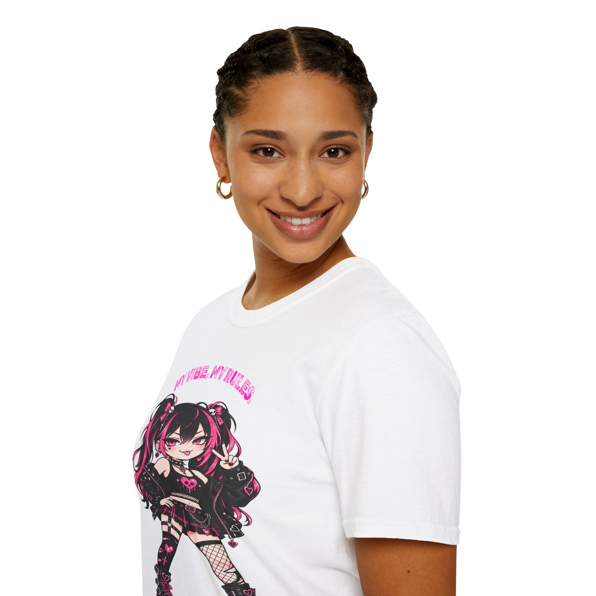 My Vibe, My Rules Anime Chibi Graphic Tee