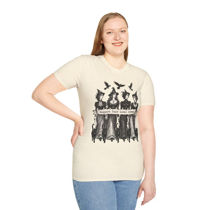 Support Your Local Coven Feminist Witch T-Shirt