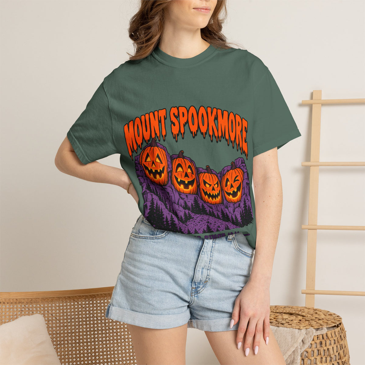 Mount Spookmore Halloween Comfort Colors T-Shirt