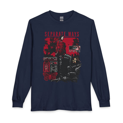 Separate Ways Survival Horror Gildan Heavy Cotton Long Sleeve Tee
