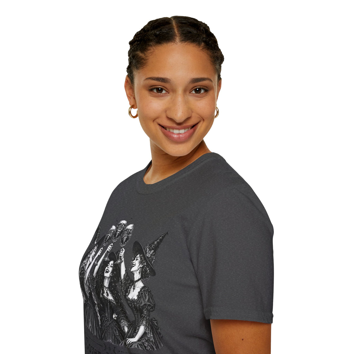 Coven Meeting Witch Wine T-Shirt