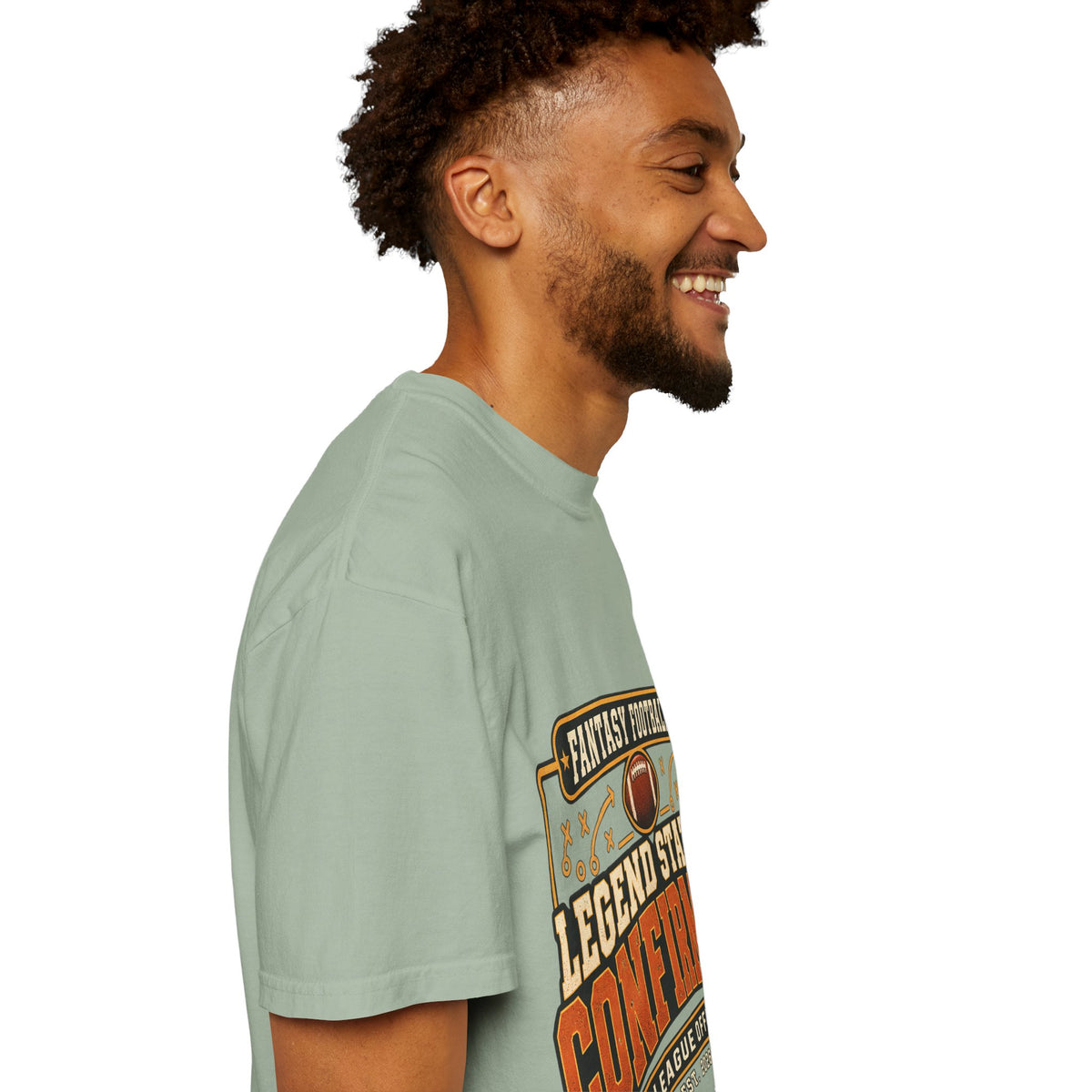 Fantasy Football Legend Status Confirmed Comfort Colors Tee