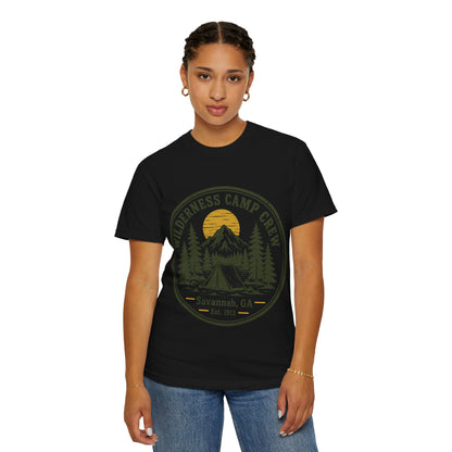 Wilderness Camp Crew Savannah GA Comfort Colors Tee
