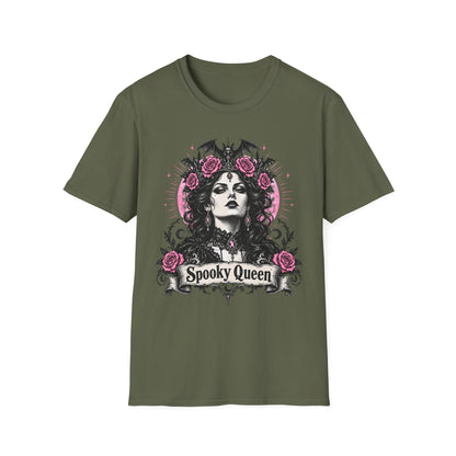 Pink Spooky Queen Pastel Gothic Glamour Witch T-Shirt