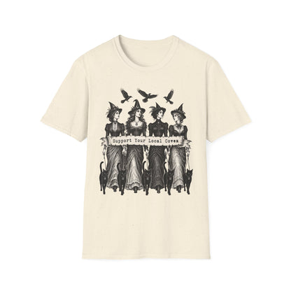 Support Your Local Coven Feminist Witch T-Shirt