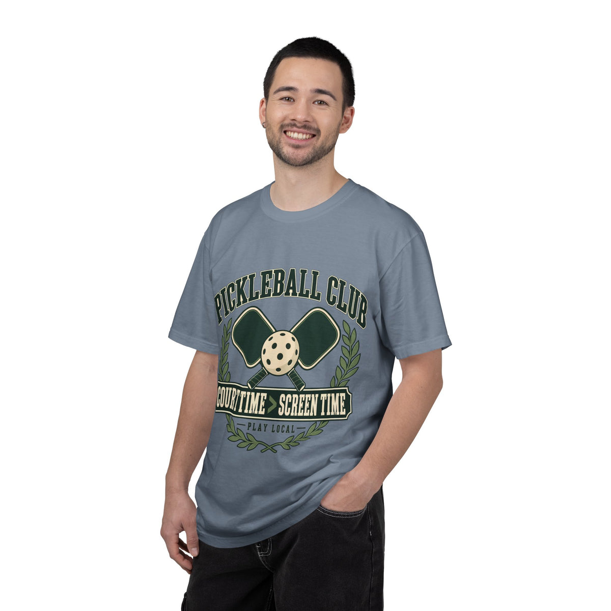Pickleball Club Court Time Over Screen Time Comfort Colors Tee