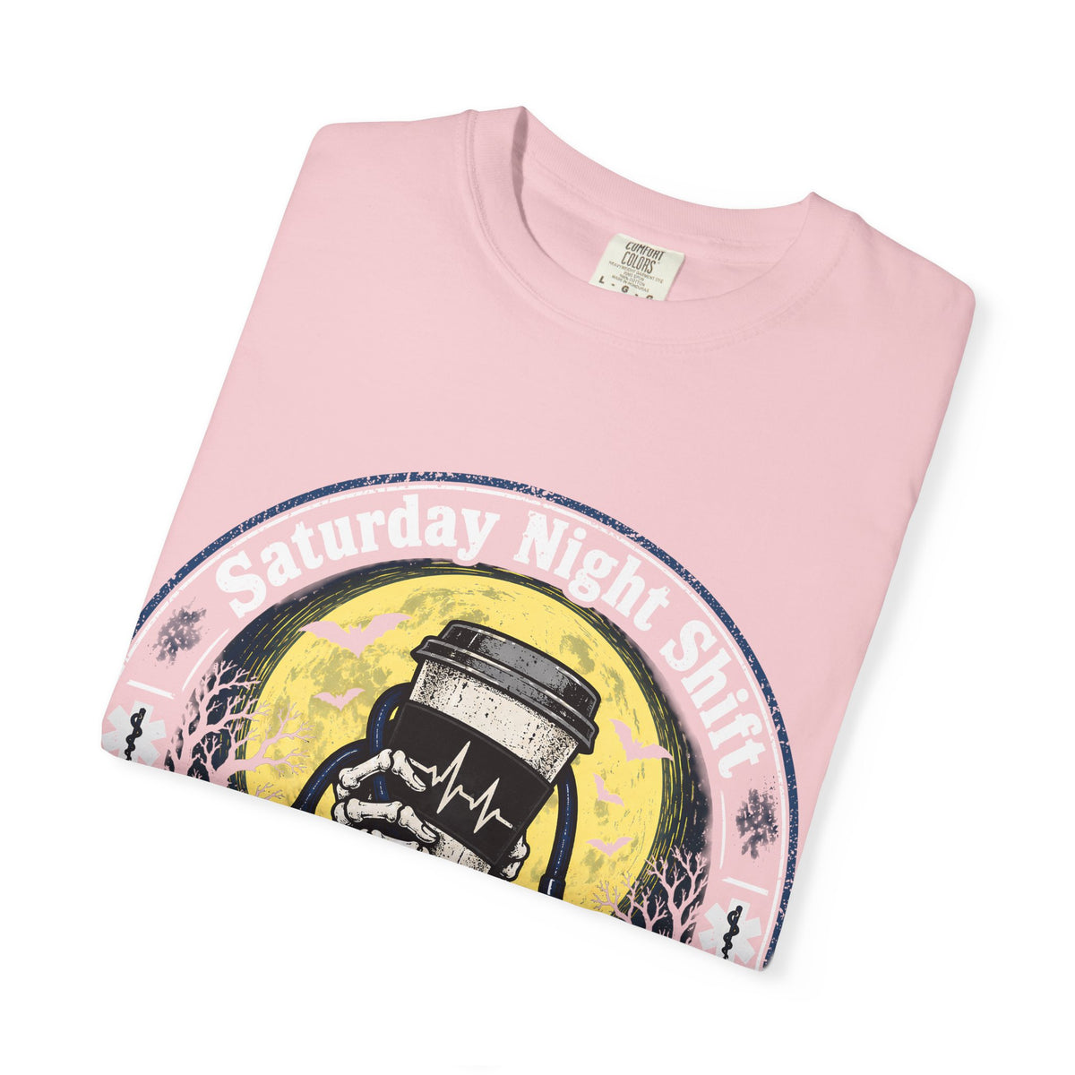 Saturday Night Shift Halloween 2026 Comfort Colors Tee