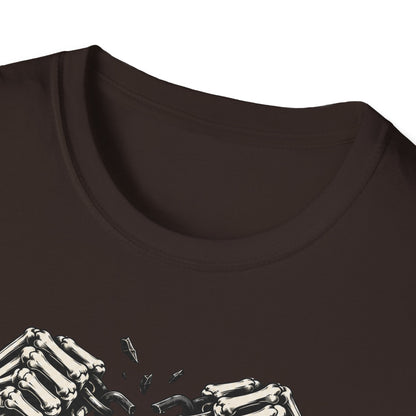 The Final Escape 1926 Shirt – Skeleton Chains Hourglass Art Deco Tee