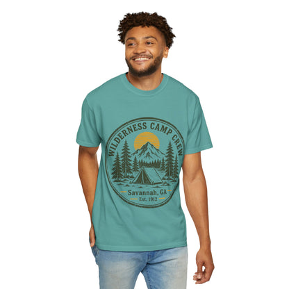 Wilderness Camp Crew Savannah GA Comfort Colors Tee