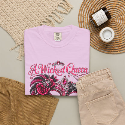 Personalized Wicked Queen October Birthday Comfort Colors Tee