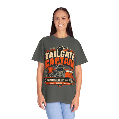 Tailgate Captain Football Game Day Comfort Colors T-Shirt