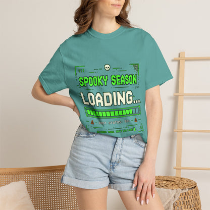 Spooky Season Loading Gamer Halloween Comfort Colors Tee
