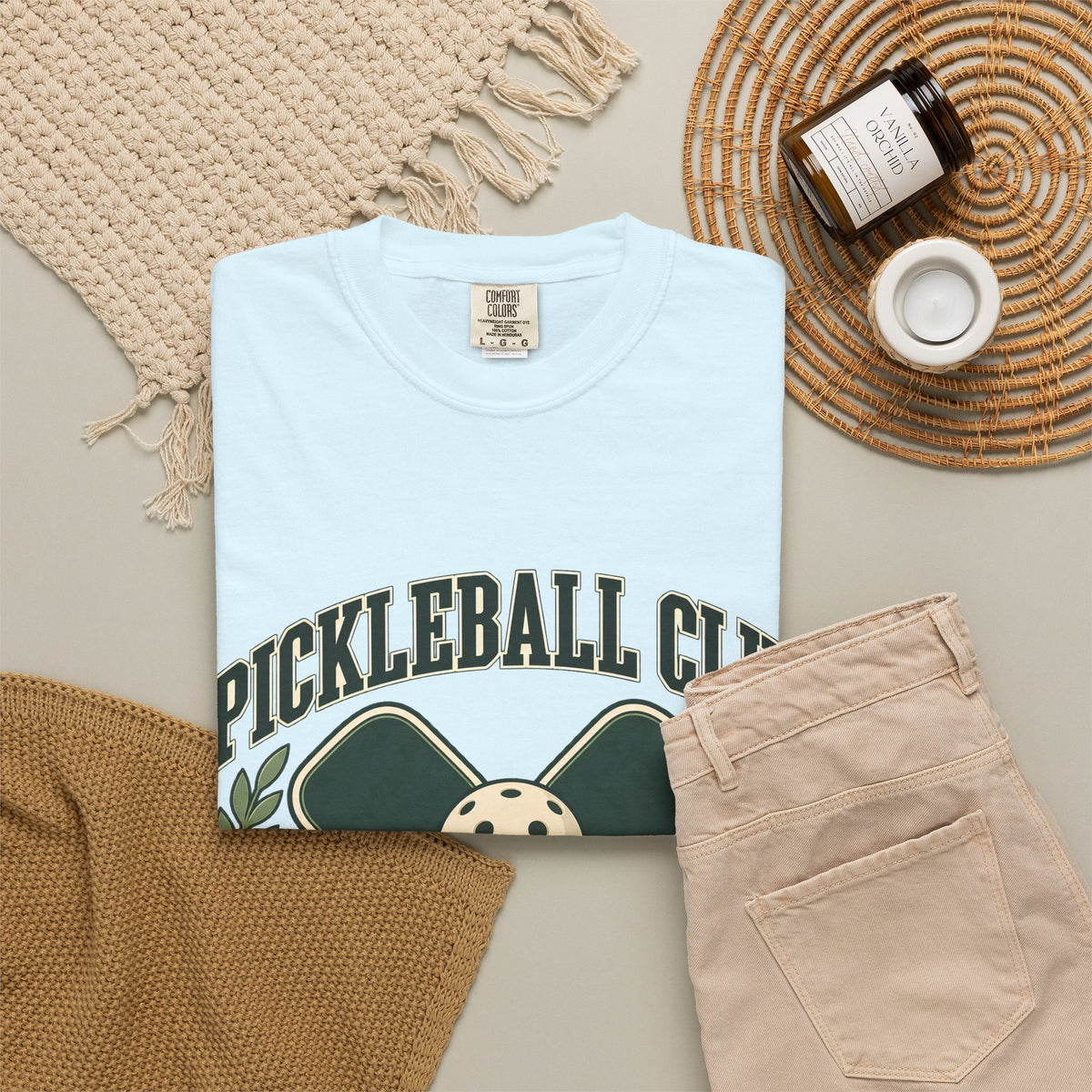 Pickleball Club Court Time Over Screen Time Comfort Colors Tee