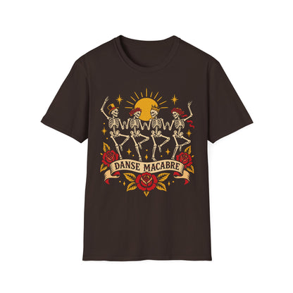 American Traditional Tattoo Skeleton Dance Shirt