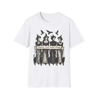 Support Your Local Coven Feminist Witch T-Shirt