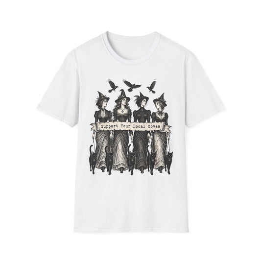 Support Your Local Coven Feminist Witch T-Shirt